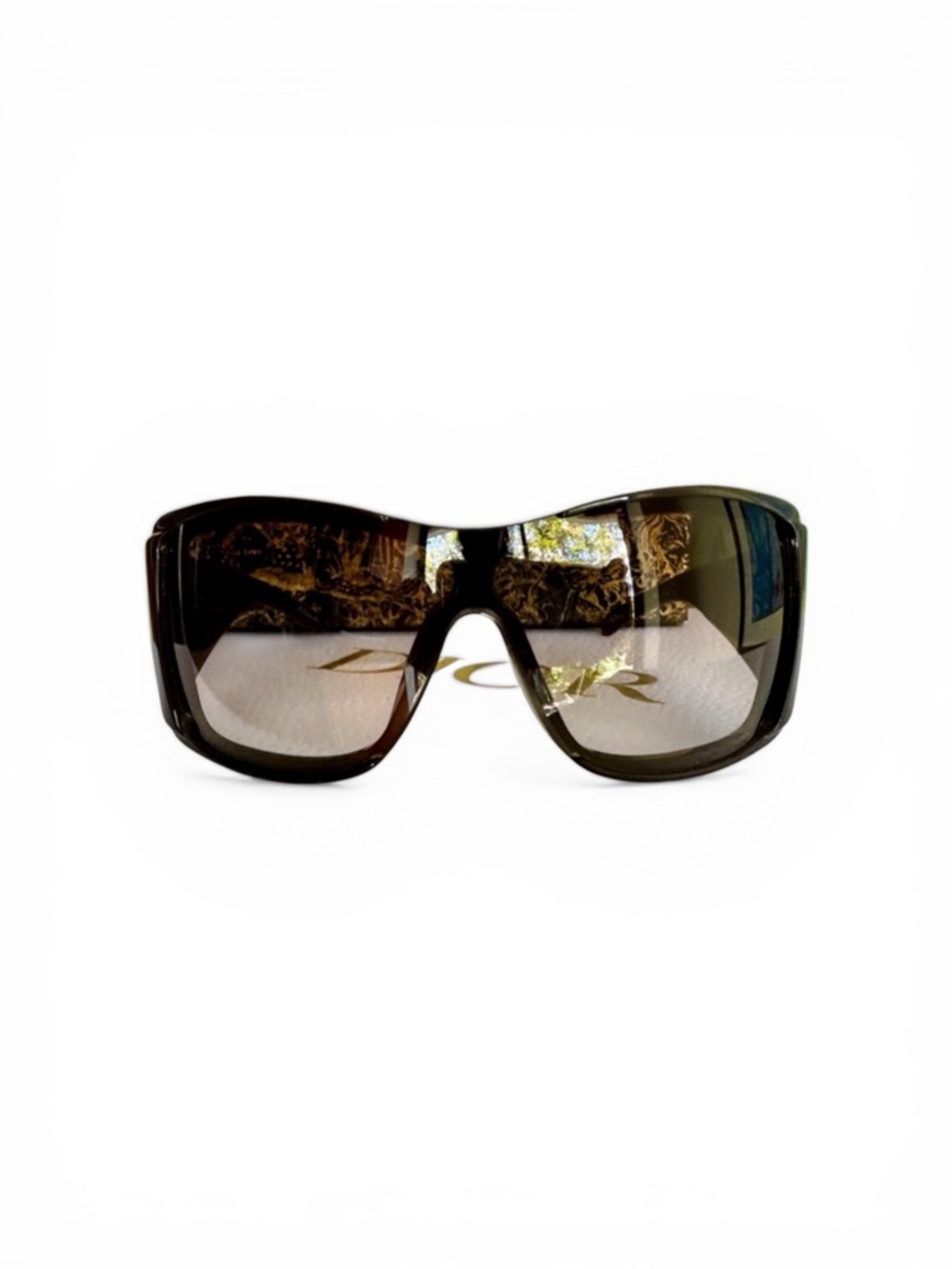 Christian Dior Stripes 2 Shield Sunglasses – Vintage Y2K Galliano Era - Picture 9 of 9